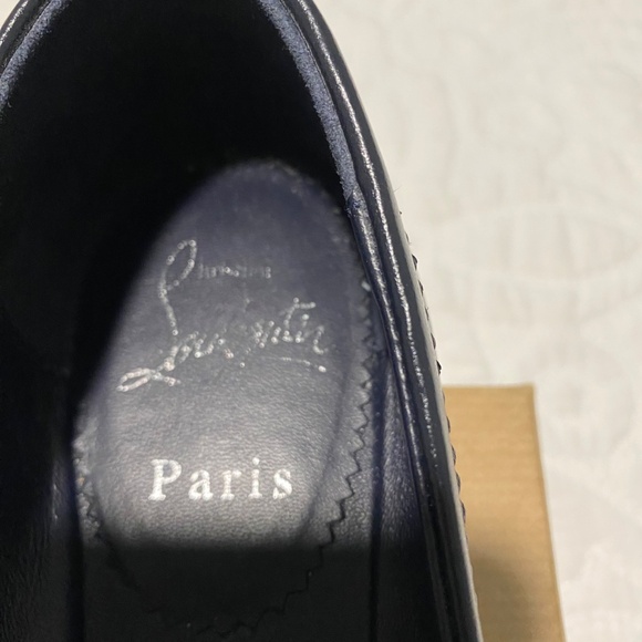 Christian Louboutin Mamadrague Navy Ballet Flats - Picture 6 of 11